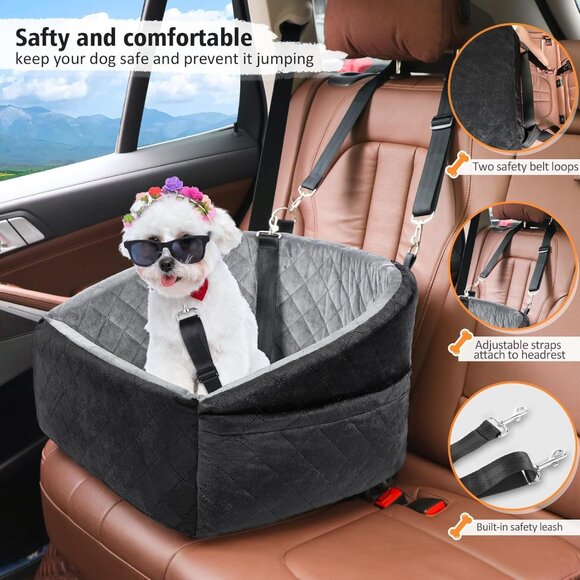 Dog Car Seat for Small Dogs - Picture 1 of 6
